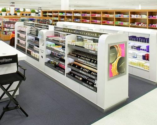 Interior view of products on shelves